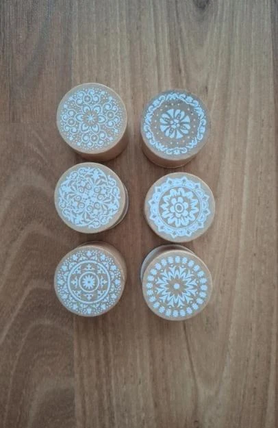 Sellos para scrapbooking en madera - tema:"mandalas" – photo 2